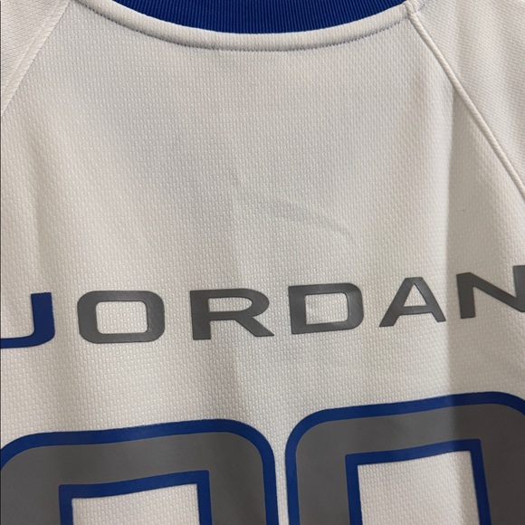 Jordan Blue and White Jersey - Picture 6 of 7